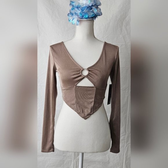 Almost Famous Tops - ALMOST FAMOUS Long Sleeve Top